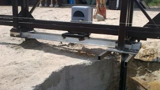Купить сваи для ворот в Борисоглебск. Заказать ворота на сваях под ключ от 22143 руб
